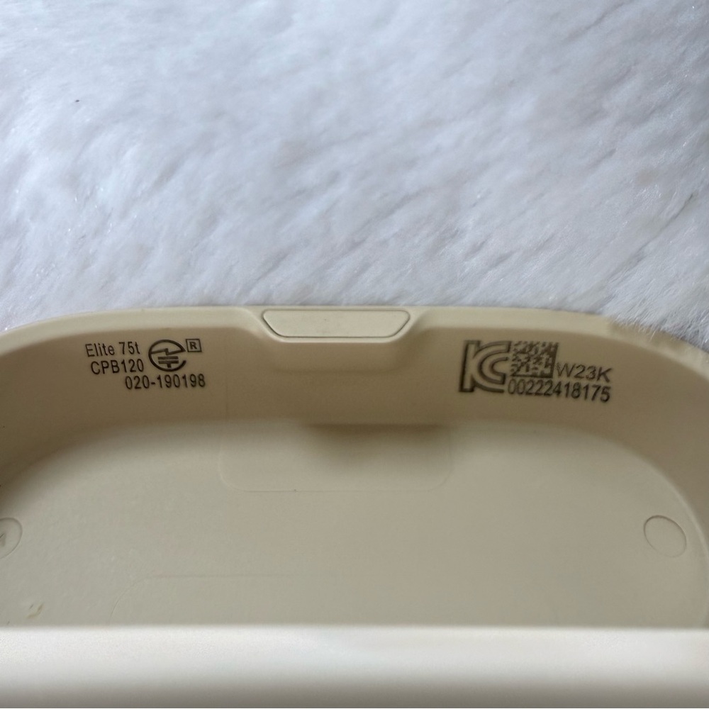 Jabra Elite 75t True Wireless Earbuds With Charging Case ANC Gold Beige - Picture 8 of 8